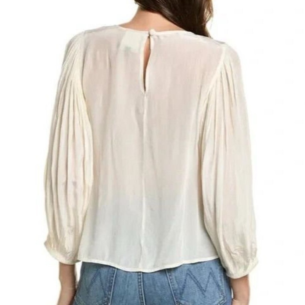 FARM RIO Lace Inset Blouse - Size Small - Picture 2 of 6
